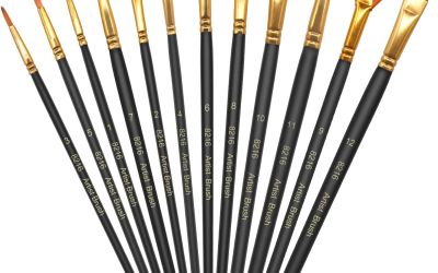 set pennelli per dipingere